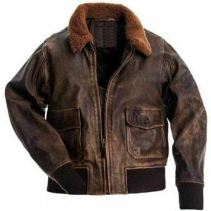 G1 Bomber Aviator Leather Jacket