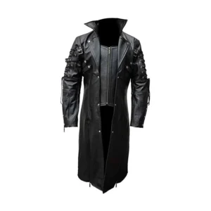 Men’s Black Goth Matrix Duster