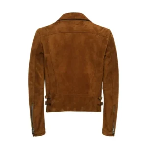Men’s Brown Suede Leather Jacket