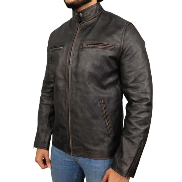 Mens-Black-Motorcycle-Vintage-Cafe-Racer-Leather-Jacket-2