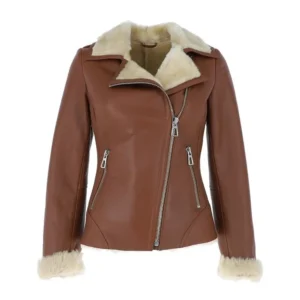 Women’s Shearling Sheepskin Leather Jacket