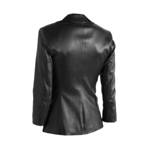Women’s Black Fitted Single Breasted Blazer Jacket