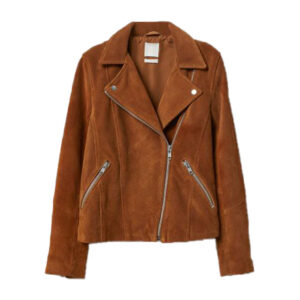 Women’s Brown Suede Leather Jacket