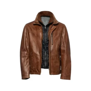 Men’s Brown Vintage Leather Jacket