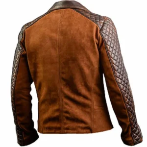 Men’s Stylish Cafe Racer Brown Leather Jacket