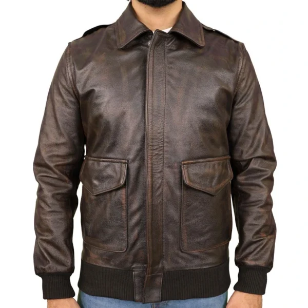 distressed-aviator-air-force-leather-bomber-jacket