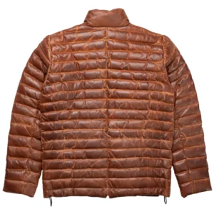 Men’s Sheepskin Puffer Leather Jacket