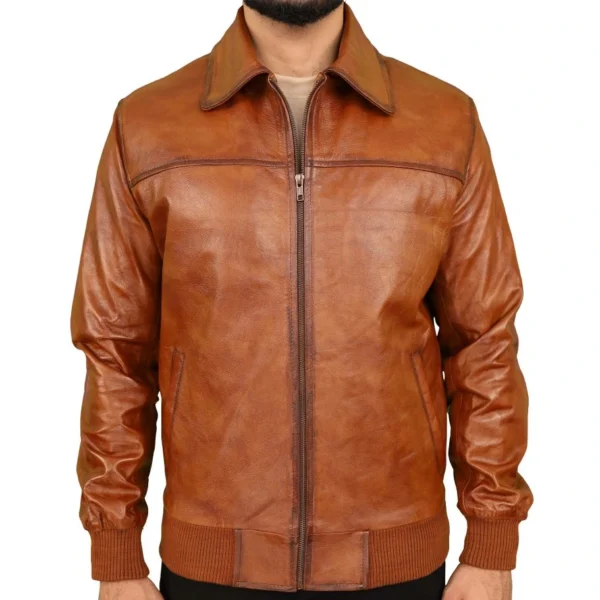 men-brown-vintage-motorcycle-bomber-leather-jacket