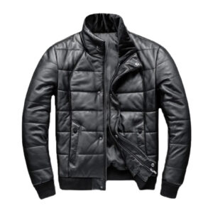 Men’s Bubble Sheepskin Leather Jacket