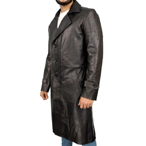 men-genuine-goatskin-black-leather-trench-coat-3
